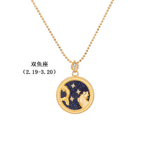 New Twelve Constellation Necklace