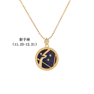 New Twelve Constellation Necklace