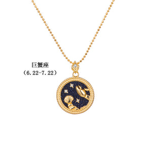 New Twelve Constellation Necklace