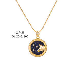 New Twelve Constellation Necklace