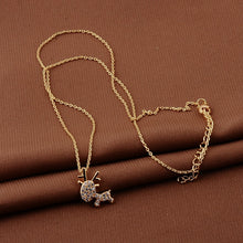 Load image into Gallery viewer, Tiny Deer Cute Necklace &amp; Earring
