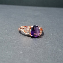 Load image into Gallery viewer, 4 Leaves Amethyst Necklace Set

