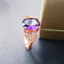 Load image into Gallery viewer, 4 Leaves Amethyst Necklace Set
