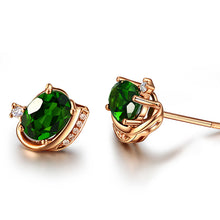 Load image into Gallery viewer, Vintage Emerald Moissanite Jewelry Set
