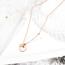 Load image into Gallery viewer, Titanium Steel Circle Circle Necklace
