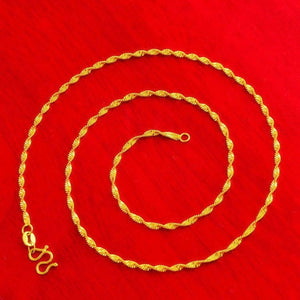 Gold Plated Necklace Ripple