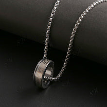 Load image into Gallery viewer, Hip Hop Bungee Men&#39;s Ring Necklace
