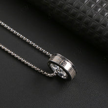 Load image into Gallery viewer, Hip Hop Bungee Men&#39;s Ring Necklace
