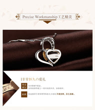 Load image into Gallery viewer, Heart-to-Heart Clavicle Chain 925 Jewelry Set
