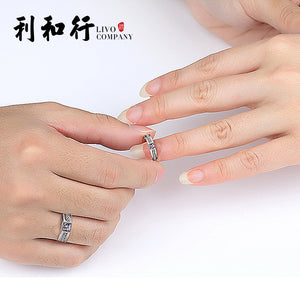 Solid Silver S925 Couple Rings