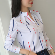 Load image into Gallery viewer, Casual Long-Sleeved Loose White Collar
