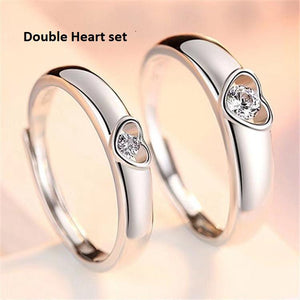 Tanabata Interlocking Couple Love Necklace and Ring