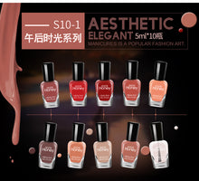 Load image into Gallery viewer, OULISI Healthy Nail Polish HK$88/set (10pcs)
