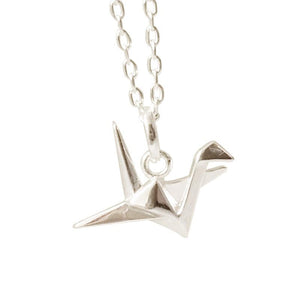 Paper Cranes Silver 925 Set