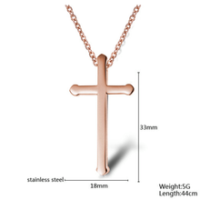 Load image into Gallery viewer, Titanium Cross Necklace
