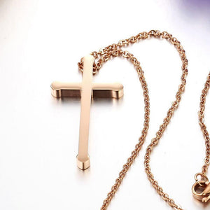 Titanium Cross Necklace