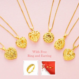 Elegant Gold Plated Jewelry Set