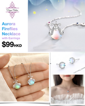 Load image into Gallery viewer, Aurora Fireflies Necklace Set
