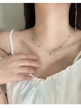 Load image into Gallery viewer, Niche Light Luxury Green Zircon Jewelry Set
