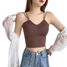 Load image into Gallery viewer, Cross-beautiful Back Sling Wrap Vest-style Top Shirt
