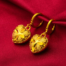 Load image into Gallery viewer, Love Flower Gold Plated Jewelry Set
