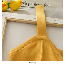 Load image into Gallery viewer, Summer Camisole Slim Knit Sweater Shirt
