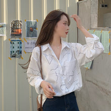 Load image into Gallery viewer, New Style White Thin Long-sleeved Coat Shirt
