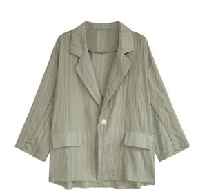 Casual Striped Sunscreen British Style Shirt
