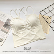 Load image into Gallery viewer, Cross-beautiful Back Sling Wrap Vest-style Top Shirt
