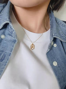 PDPAOLA Luxury Letter Necklace with Free Ring and Earring