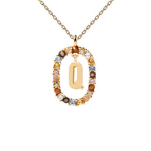 Load image into Gallery viewer, PDPAOLA Luxury Letter Necklace with Free Ring and Earring
