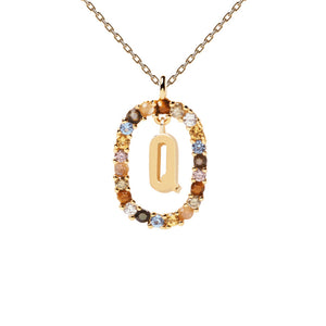 PDPAOLA Luxury Letter Necklace with Free Ring and Earring