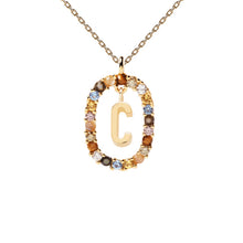 Load image into Gallery viewer, PDPAOLA Luxury Letter Necklace with Free Ring and Earring
