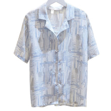 Load image into Gallery viewer, Summer Design V-neck Blouse Chiffon Flower Shirt
