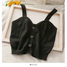 Load image into Gallery viewer, Summer Camisole Slim Knit Sweater Shirt
