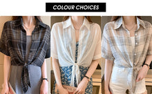 Load image into Gallery viewer, New Summer Chiffon Sun Protection Shirt
