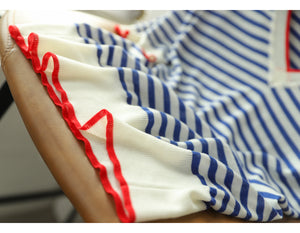 Refreshing Style Silky Lyocell V-neck Knitted T-shirt