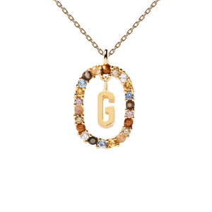 PDPAOLA Luxury Letter Necklace with Free Ring and Earring