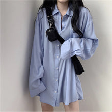Load image into Gallery viewer, New Wild Korean Loose Design Long-sleeved Shirt

