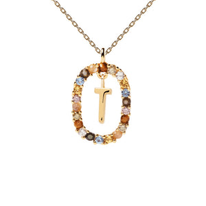 PDPAOLA Luxury Letter Necklace with Free Ring and Earring