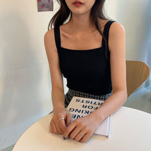 Load image into Gallery viewer, Summer Knit Suspender Vest Shirt
