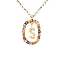 Load image into Gallery viewer, PDPAOLA Luxury Letter Necklace with Free Ring and Earring
