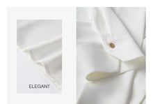 Load image into Gallery viewer, V-neck Mid-sleeve Chiffon Fashion Placket Blouse
