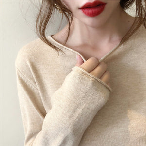 Western Style Round Neck Knit Sweater