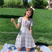 Load image into Gallery viewer, Flavor Plaid Sweet Super Fairy Forest Dress

