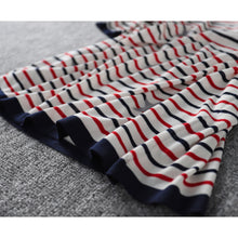 Load image into Gallery viewer, New Star Jacquard Striped Short-sleeved T-shirt
