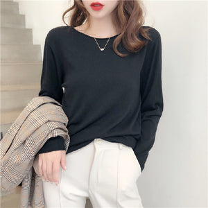 Western Style Round Neck Knit Sweater