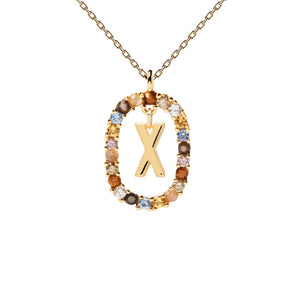 PDPAOLA Luxury Letter Necklace with Free Ring and Earring