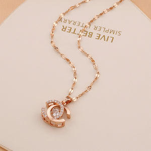 Titanium Steel Double C Jewelry Set