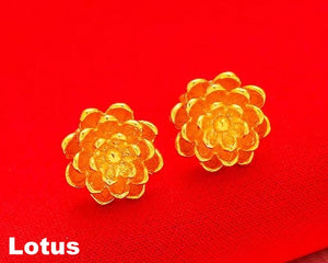 Classic Sand Gold Earrings